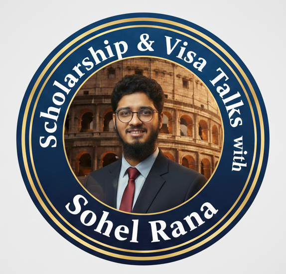 scholarship & visa talk with sohel rana icon